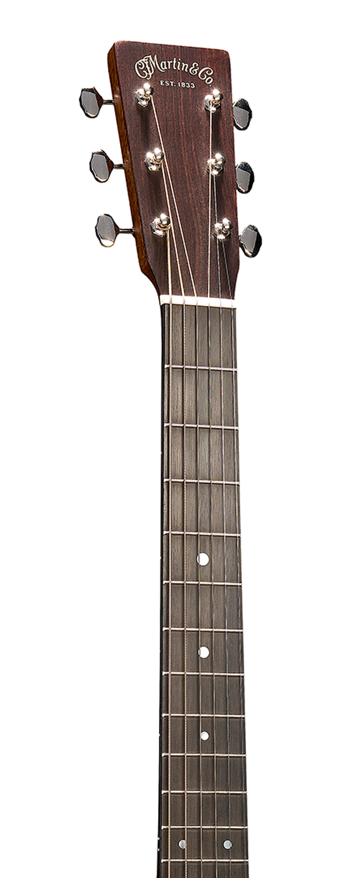 Headstock & Neck of Martin 00L-16E Blue Denim Guitar image number 4